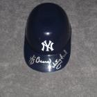 Image of Yogi Berra & Whitey Ford Autographed Yankees rawlings mini-helmet w/coa