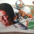 Image of Dan Marino Autographed Dolphins 8X10 Limited Edition Artist's Litho 