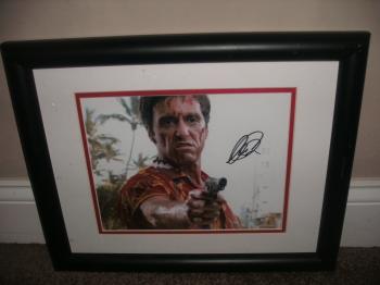 Image of Al Pacino autographed certified color picture 14x16 Framed and Double Matted