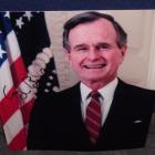 Image of President George H.W. Bush autographed 8x10 photo