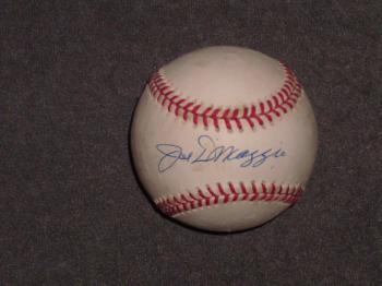 Image of Joe Dimaggio Autographed AL Official Baseball 