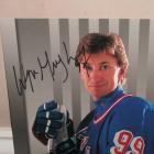 Image of Wayne Gretzky Rangers Autographed Donruss Studios color 8x10