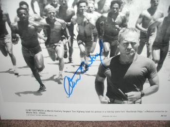 Image of Clint Eastwood Autographed "Heartbreak Ridge" 8x10 movie publicity photo!!