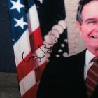 Image of President George H.W. Bush autographed 8x10 photo