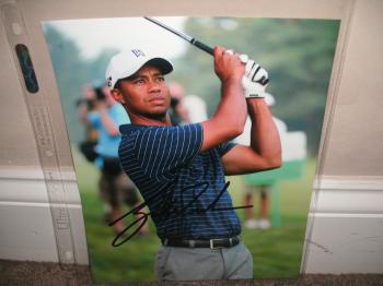 Image of Tiger Woods Autographed 8x10 Photo 
