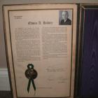 Image of Harry Truman TWICE signed official Senate document.