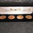 Image of Elvis Presley Gold Toned Coin Set From Harrah's