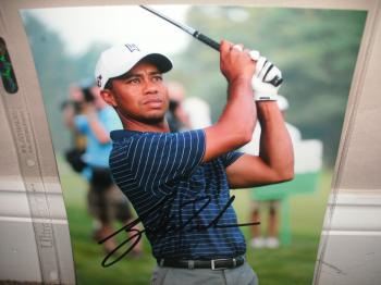 Image of Tiger Woods Autographed 8x10 Photo 