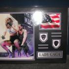 Image of Lady Gaga hand signed/custom matted display 