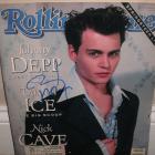 Image of Johnny Depp Autographed 1991 Rolling Stone Magazine