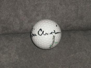 Image of President Bill Clinton autographed Pinnacle golf ball