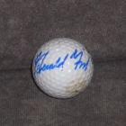 Image of President Gerald Ford autographed golf ball his 