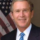 Image of President George W. Bush Autographed Presidential 8X10 Photo 