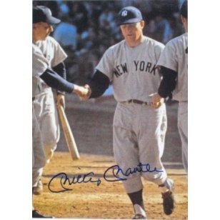 Image of MICKEY MANTLE, SIGNED AUTOGRAPHED W/COA MLB