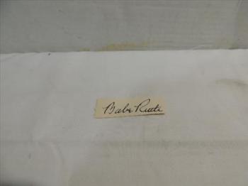 Image of BABE RUTH CUT SIGNATURE AUTOGRAPH