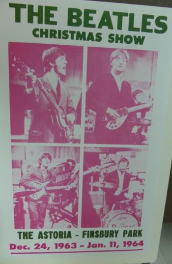 Image of The BEATLES Christmas Show 1963--1964 at the Astoria--Finsbury Park LARGE Concert Poster