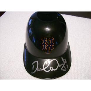 Image of David Wright autographed Mets Rawlings mini-helmet w/coa