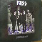 Image of KISS band signed "Dressed To Kill" LP album!