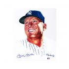 Image of Autographed  Mickey Mantle Ron Lewis 8x10 Color Lithograph