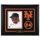 Image of Willie Mays Autographed Custom Multi-Layer Framed Showpiece